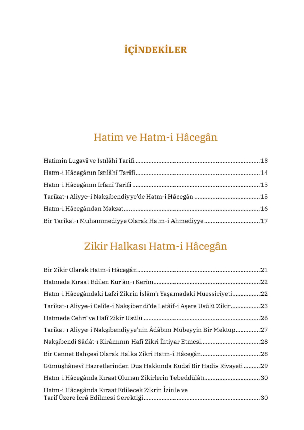 Hatm-i Hâcegân ve Saadetli Sâdâtı - 2